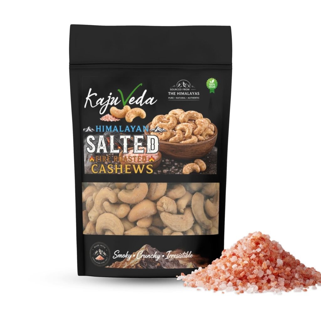 Himalayan Pink Salt Fire Roasted Cashews 250 gm