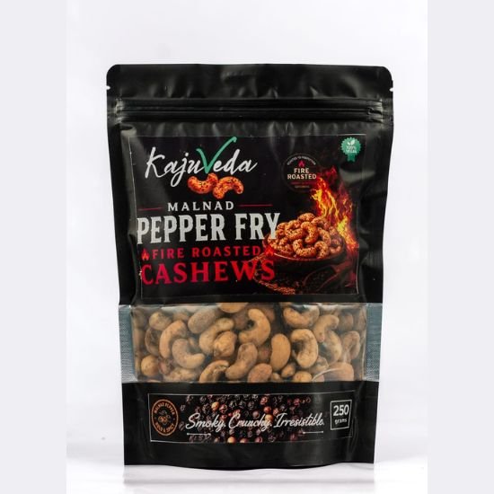 Malnad Pepper Fry Fire Roasted Cashews 250 gm
